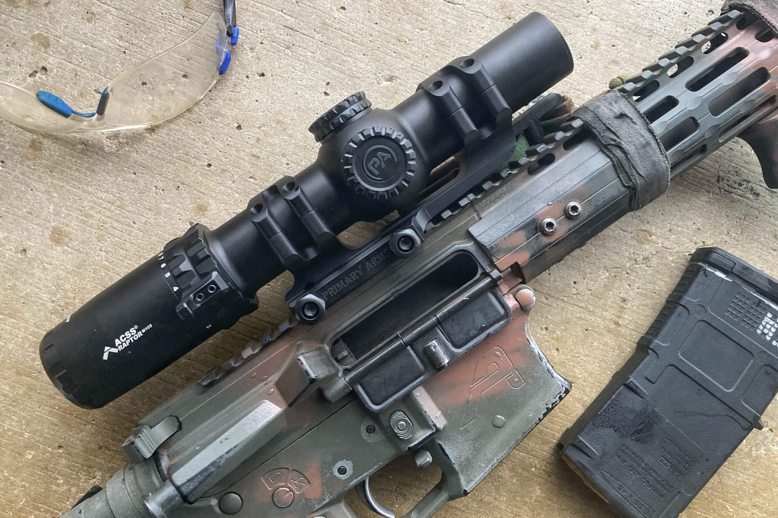 Primary Arms Optic on a rifle