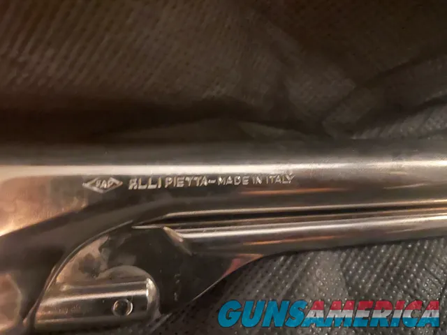 Pietta 1851 Navy Nickel and Gold .44 Percussion Revolver