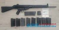 HK SR9 West German made Sporting Rifle with 10 Magazines & Original Owners Manual