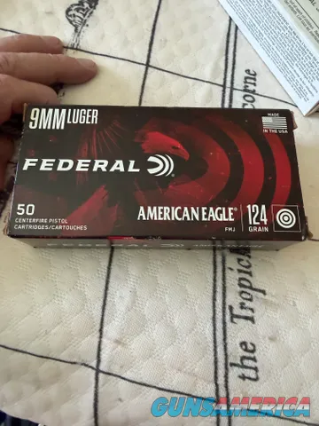 Federal American Eagle 9mm 115gr FMJ – 1...