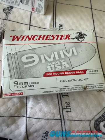 Winchester White Box 9mm 115gr FMJ 200rd...