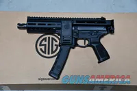 Sig Sauer MPX 6" PDW Pistol 9mm Timney Folding PB MLOK threaded barrel New