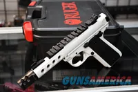 Ruger MKIV LITE TALO exclusive White Cerakote New .22lr threaded 22/45