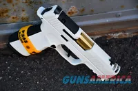 Sig P365X Macro 365 X-Comp Gold TIN Barrel NS X-Werks Stormtrooper White