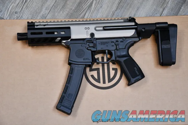 Sig Sauer MPX K 4.5" MLOK 9mm PDW X-Werks Titanium Armor Black SB Tactical