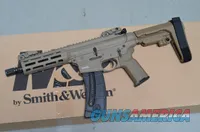 Smith & Wesson M&P15-22 .22lr Pistol 8" TB X-Werks Magpul FDE PKG SB brace