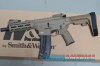 Smith & Wesson M&P15-22 .22lr Pistol 8" TB X-Werks Magpul FDE PKG SB brace