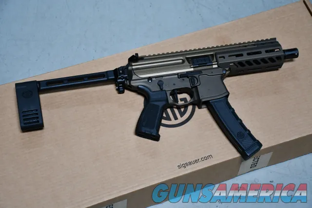 Sig Sauer MPX 6" PDW Pistol 9mm X-Werks Mid Burnt Bronze Timney Folding PB