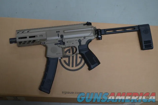 Sig Sauer MPX K 9mm 4.5" w/folding brace X-Werks Magpul FDE Mlok pistol