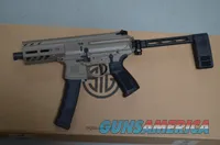 Sig Sauer MPX K 9mm 4.5" w/folding brace X-Werks Magpul FDE Mlok pistol