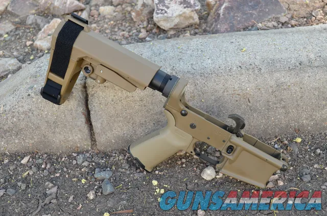 Armalite M15 AR15 pistol lower SB Tactical SBA3 brace X-Werks FDE New Magpu