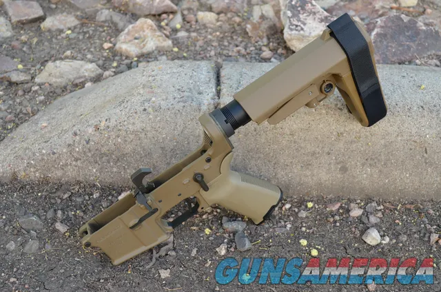 Armalite M15 AR15 pistol lower SB Tactical SBA3 brace X-Werks FDE New Magpu