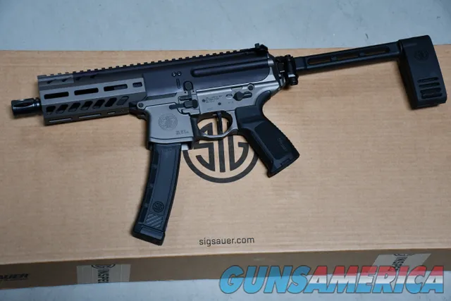 Sig Sauer MPX 6" PDW Pistol 9mm X-Werks Tungsten Timney Folding brace New K