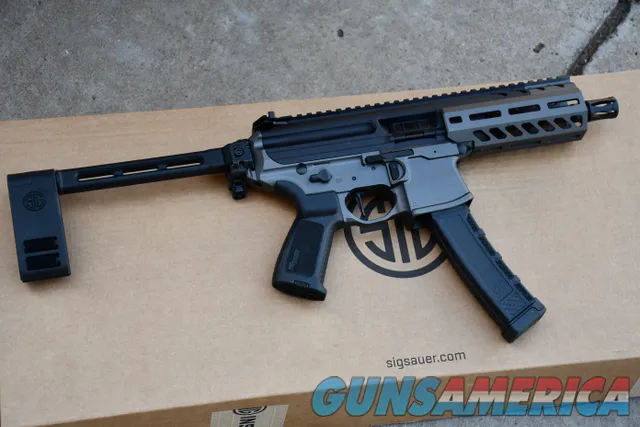 Sig Sauer MPX 6" PDW Pistol 9mm X-Werks Tungsten Timney Folding brace New K