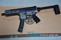 Sig Sauer MPX 6" PDW Pistol 9mm X-Werks Tungsten Timney Folding brace New K