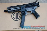 Sig Sauer MPX 6" PDW Pistol 9mm X-Werks Tungsten Timney Folding brace New K