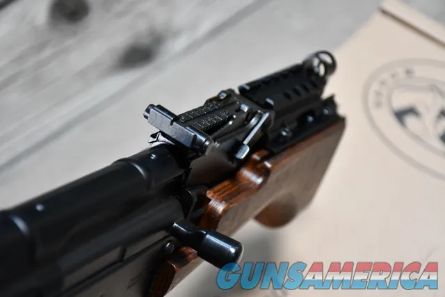 Pioneer Arms Hellpup Micro w/rail & scope mount New AK47 7.62x39 7" TB Wood