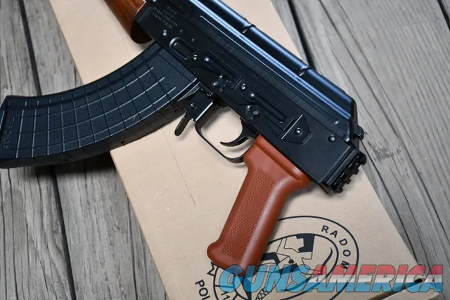 Pioneer Arms Hellpup Micro w/rail & scope mount New AK47 7.62x39 7" TB Wood