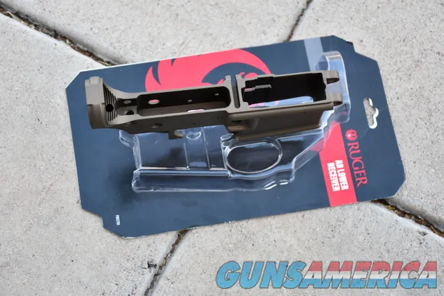 Ruger AR15 stripped lower receiver Multi cal 28500 New X-Werks Burnt Bronze