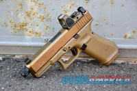 Glock 19X V MOS TB Trijicon RMR Type 2 Coyote New Threaded barrel Package 9