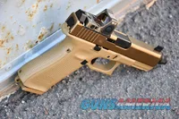 Glock 19X V MOS TB Trijicon RMR Type 2 Coyote New Threaded barrel Package 9