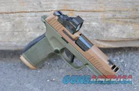 Sig Sauer P365X Macro Comp 2A Holosun 507K X2 9mm PVD X-Werks OD Green New