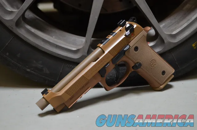 Beretta M9A4 Centurion 9mm 3 Mags New Threaded barrel FDE NS Optic Ready