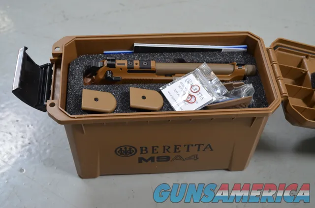 Beretta M9A4 Centurion 9mm 3 Mags New Threaded barrel FDE NS Optic Ready