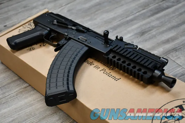 Pioneer Arms Hellpup Pro Quad rail side mount New Micro AK47 7.62x39 7" TB