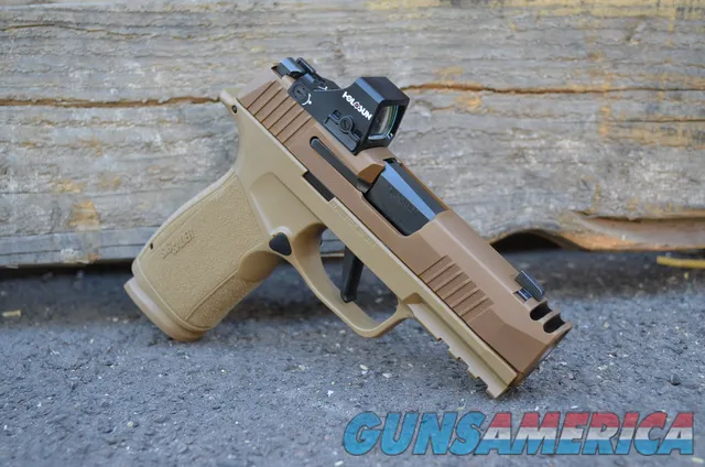 Sig Sauer P365X Macro Comp 2A Holosun 507K X2 9mm 3 Mags PVD Coyote New