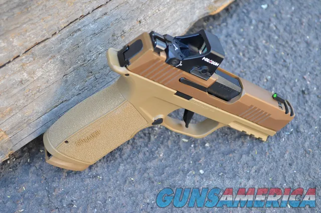 Sig Sauer P365X Macro Comp 2A Holosun 507K X2 9mm 3 Mags PVD Coyote New