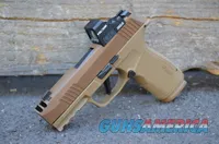 Sig Sauer P365X Macro Comp 2A Holosun 507K X2 9mm 3 Mags PVD Coyote New