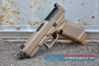Glock 19X V MOS TB Ameriglo NS X-Werks Gen 2 HIR Anti Infrared FDE New