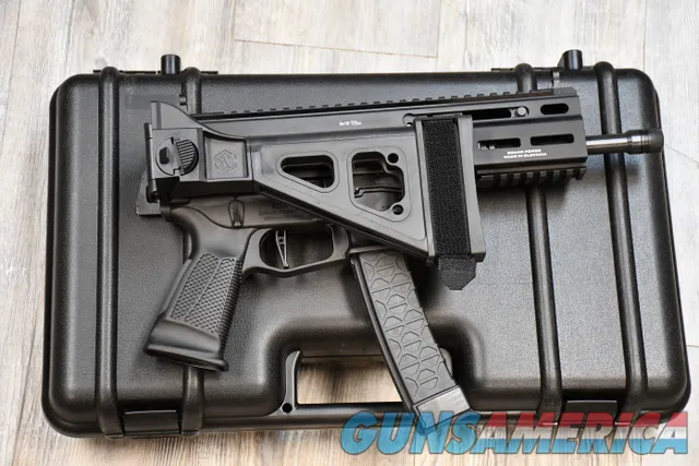 Grand Power Stribog SP9A3 SP9 9mm Folding pistol brace MLOK TB 8" New