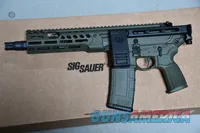 SIg Sauer MCX Spear LT IR 9" 300BO X-Werks OD Green folding Pistol Brace