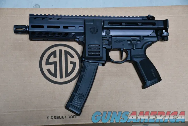 Sig Sauer MPX 6" PDW Pistol 9mm Timney MLOK Folding brace New