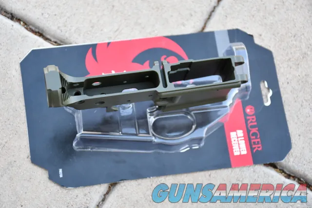 Ruger AR15 stripped lower receiver Multi cal 28500 New X-Werks OD Green