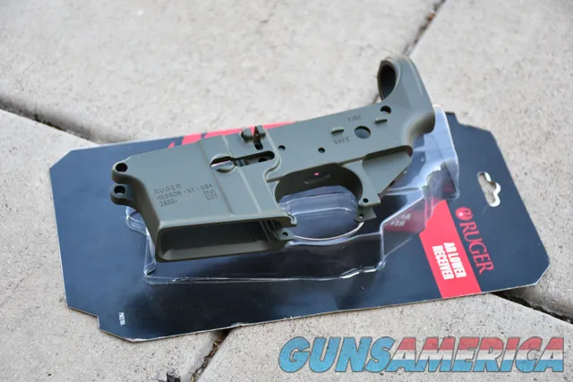 Ruger AR15 stripped lower receiver Multi cal 28500 New X-Werks OD Green