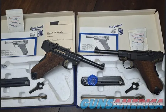 2 Never Fired Mauser Parabellum Luger 9mm