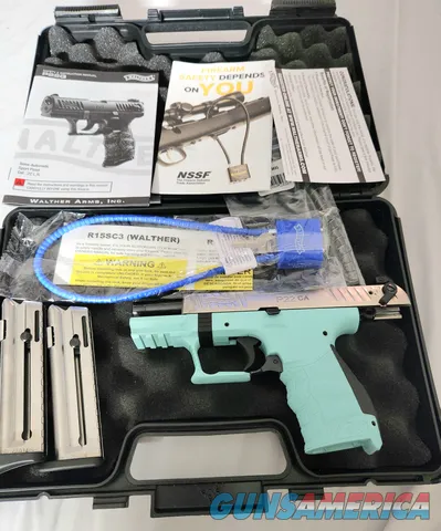 Walther P22 CA .22 LR Pistol with Case a...