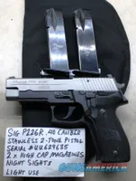 Sig Sauer P226R .40 Pistol, 2 Mags, 2-Tone, Light Use, CLEAN