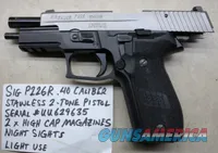 Sig Sauer P226R .40 Pistol, 2 Mags, 2-Tone, Light Use, CLEAN