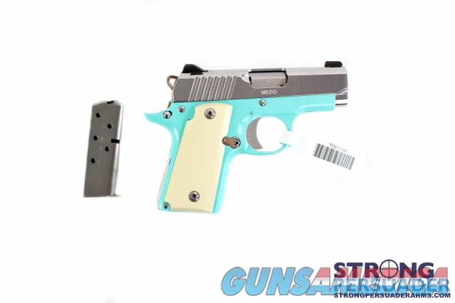 Kimber Micro Bel Air .380 Bel Air Blue w/ Ivory Micarta Grips