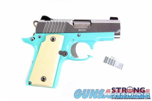 Kimber Micro Bel Air .380 Bel Air Blue w/ Ivory Micarta Grips