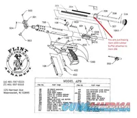 New AA ARMS AP9 Bolt Spring Buna Rubber Buffer
