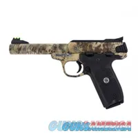 Smith & Wesson 10297 SW22 Victory 22 LR 5.50" 10+1 Kryptek Highlander Black Polymer Grip Fiber Optic Sights