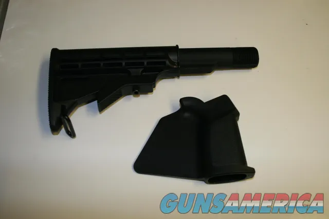 CA Compliant Smith & Wesson Fixed Stock W/Buffer Tube Mil Spec. and Strike Industries Simple Featureless Grip 