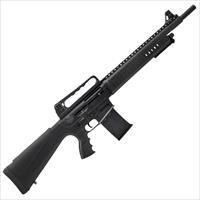 Rock Island Armory VR60 AR Style Semi-Auto Shotgun 12 Gauge 3" Chamber 20" Barrel 5 Rounds Gas Operated Aluminum Upper Receiver Polymer Furniture Black