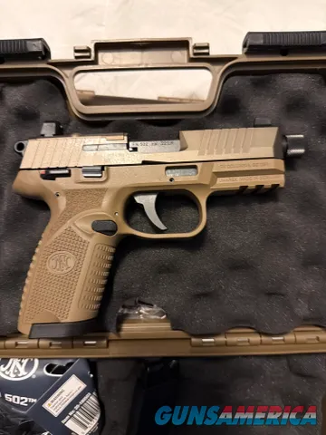 FN 502 Tactical .22 LR FDE Threaded Barrel