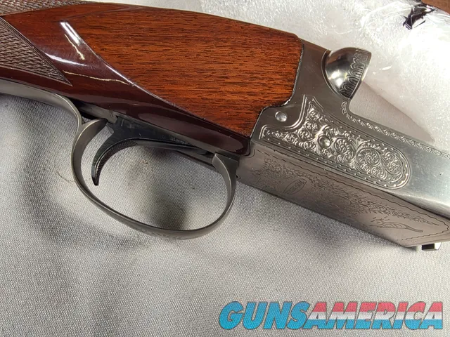 9259  Winchester Model 23 Pigeon XTR, 20 Gauge, 26” barrels, IC/MOD, Round Knob, Ejectors, vent rib, butt pad, coin silver re
